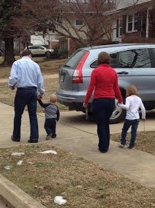 Team Stehle gathering signatures