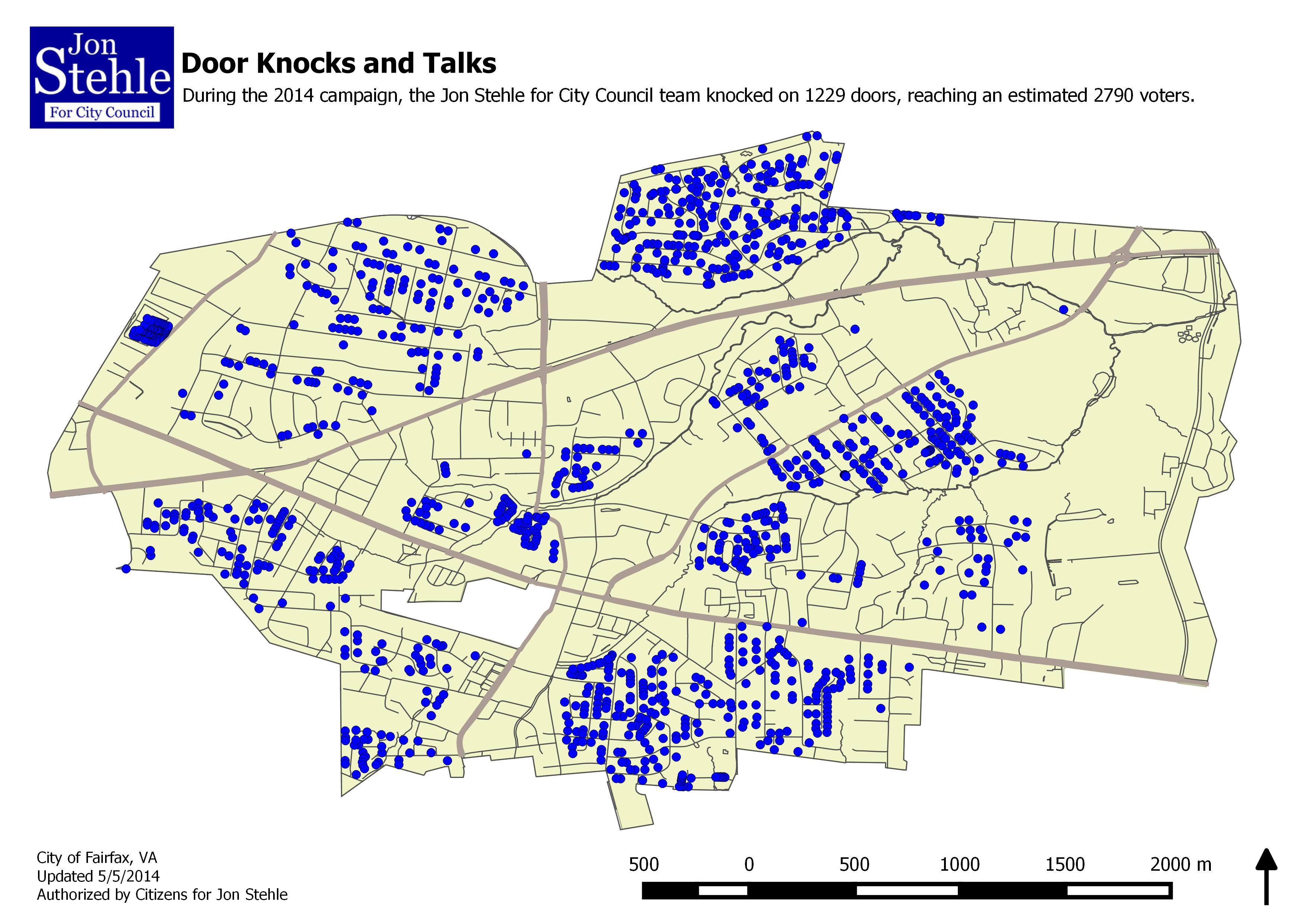 Door Knocks and Talks 2014